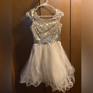Rue21 Gold Sequin Dress Size S